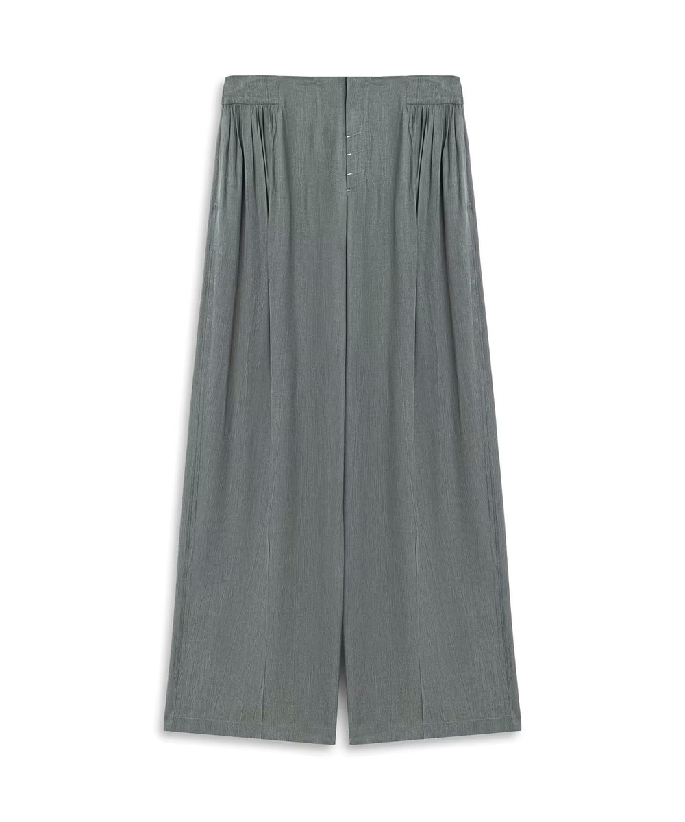 TWİST Büzgülü Wide Leg Pantolon TS1260003237