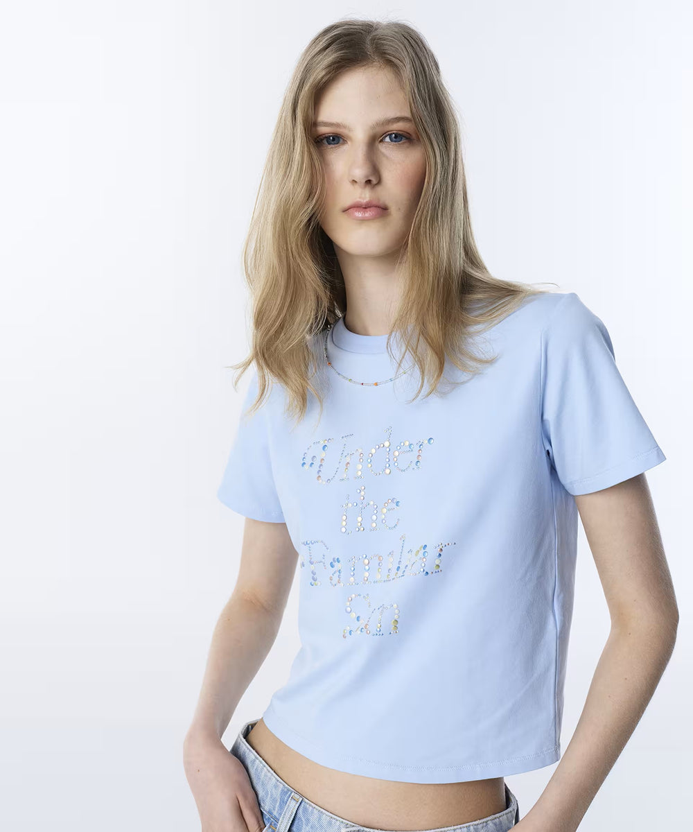 TWİST Renkli Trok Baskılı T-Shirt TS1260070096