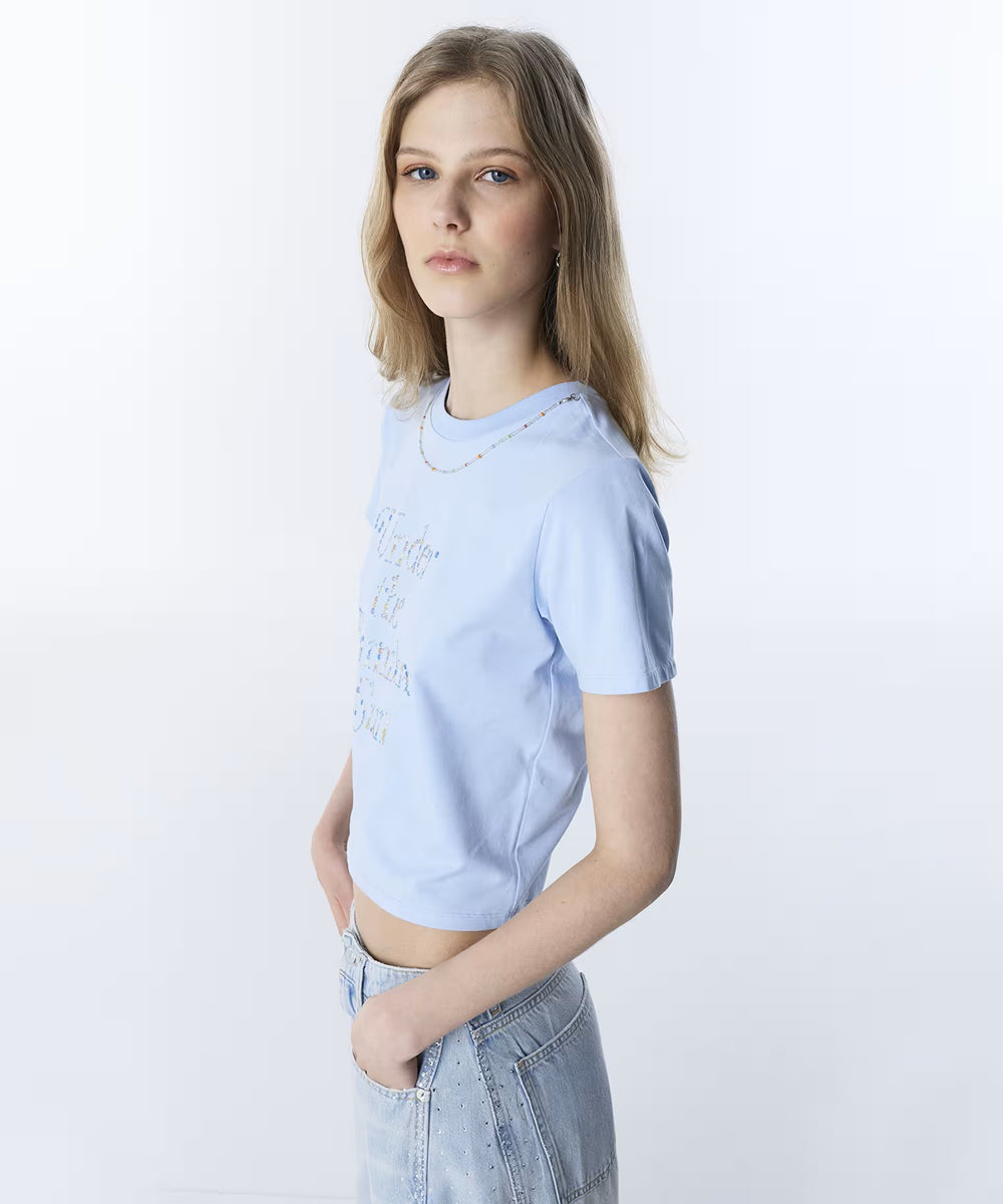 TWİST Renkli Trok Baskılı T-Shirt TS1260070096