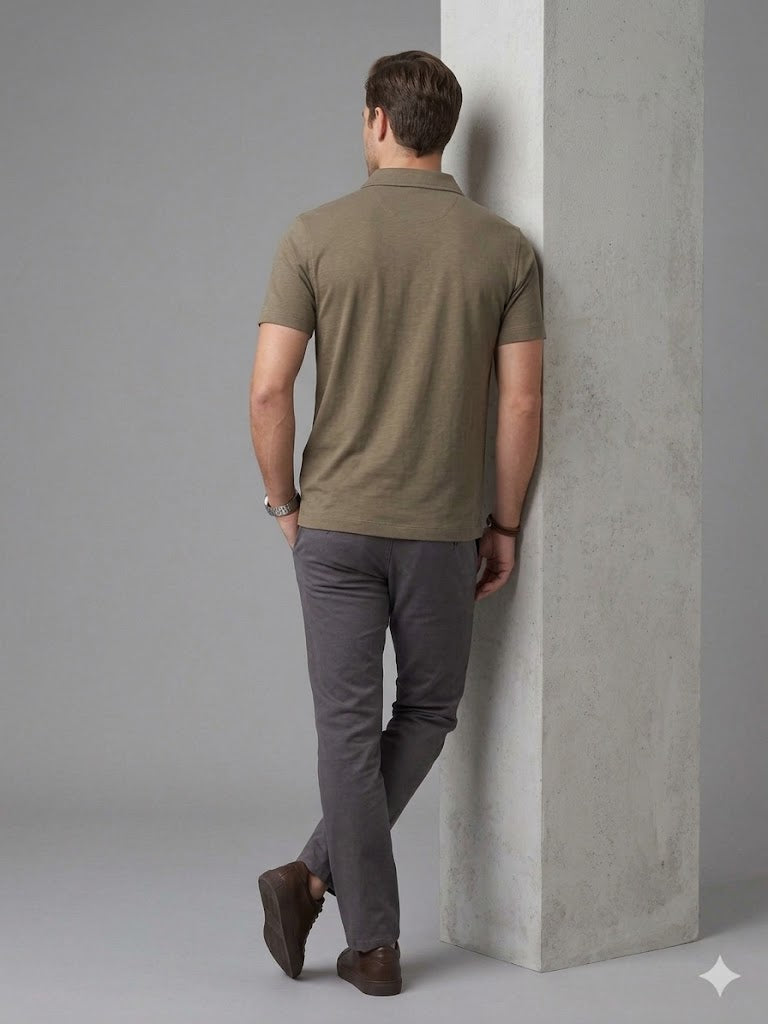VAGANZA Erkek Polo Yaka T-Shirt Slim Fit 2036