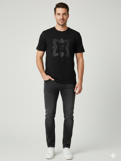 CENTİLMEN Basklı Erkek  T-shirt 502364