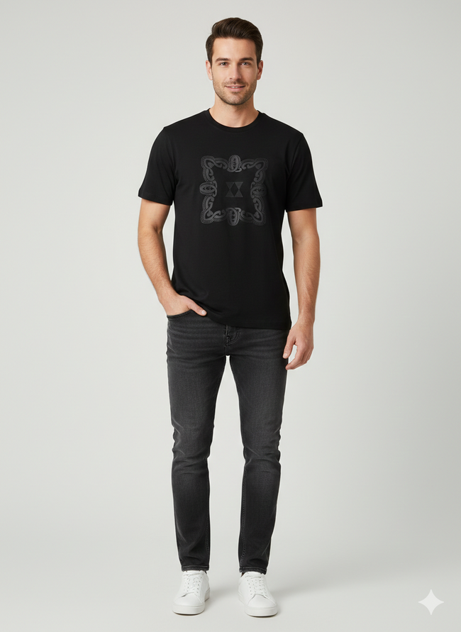 CENTİLMEN Basklı Erkek  T-shirt 502364