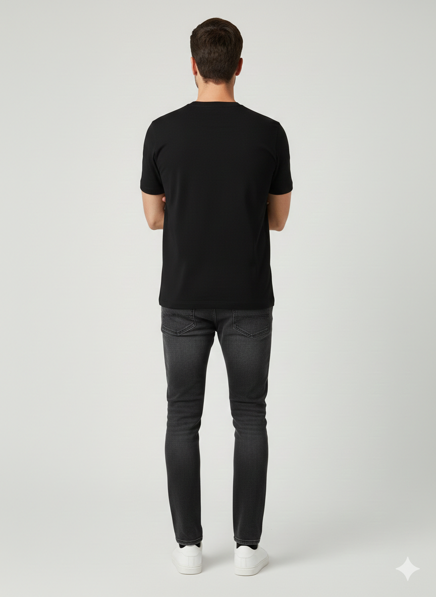 XINT Basklı Erkek  T-shirt 502364